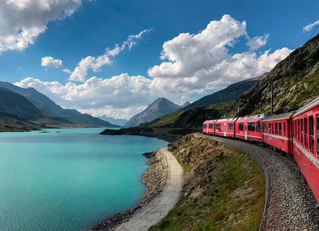 Suiza en el Glacier Express