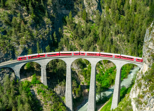 Trenes Panorámicos de Suiza