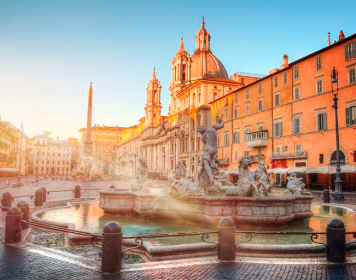 Milán, Venecia, Florencia y Roma